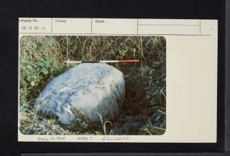 Wallace's Stone, NS31NW 16, Ordnance Survey index card, page number 1, Recto
