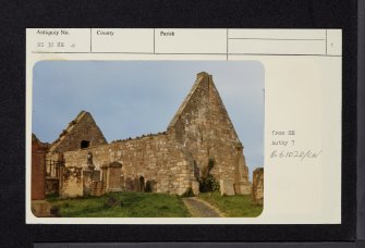 Prestwick, Kirk Street, Old Parish Church, NS32NE 4, Ordnance Survey index card, page number 1, Recto