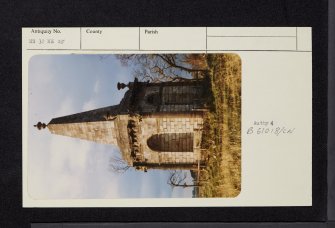 Monkton, Macrae's Monument, NS32NE 25, Ordnance Survey index card, Recto