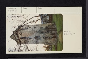 Ayr, Bruce Crescent, St John The Baptist's Church, NS32SW 11, Ordnance Survey index card, page number 1, Recto