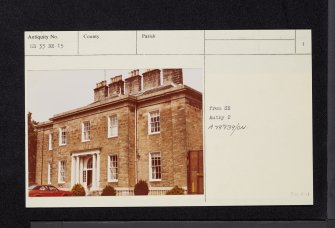 Fairlie House, NS33NE 15, Ordnance Survey index card, page number 1, Recto