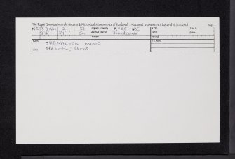 Shewalton Moor, NS33NW 21, Ordnance Survey index card, Recto