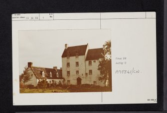 Aiket Castle, NS34NE 1, Ordnance Survey index card, page number 3, Recto