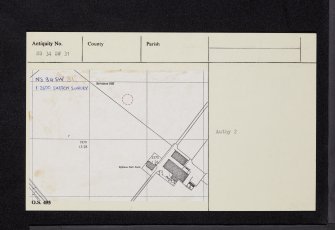 Eglington Park, NS34SW 31, Ordnance Survey index card, Recto