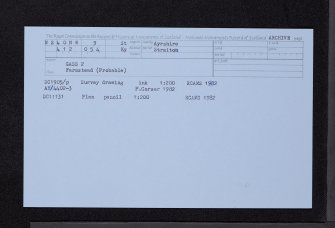 Gass, NS40NW 9, Ordnance Survey index card, Recto