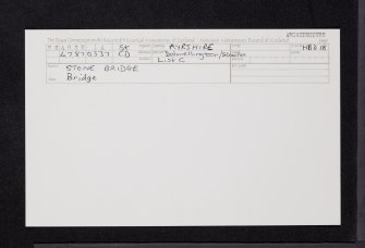 Craigengillan, NS40SE 14, Ordnance Survey index card, Recto