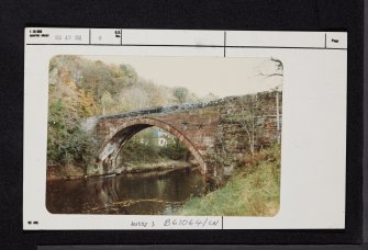 Barskimming, River Ayr, Old Bridge, NS42NE 8, Ordnance Survey index card, Recto