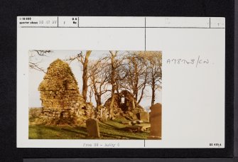 Barnweill Church, NS42NW 1, Ordnance Survey index card, page number 1, Recto