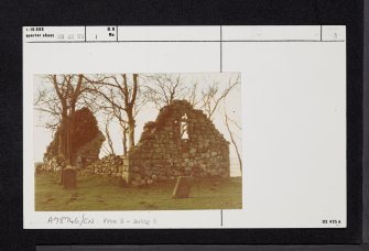 Barnweill Church, NS42NW 1, Ordnance Survey index card, page number 3, Recto