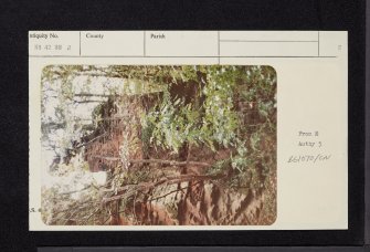 Auchinleck Castle, NS42SE 2, Ordnance Survey index card, page number 2, Verso