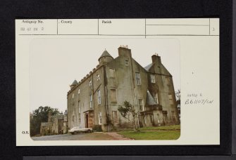 Sundrum Castle, NS42SW 2, Ordnance Survey index card, page number 3, Recto