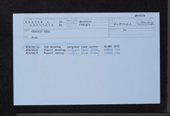 Craigie Hill, NS43SW 4, Ordnance Survey index card, Recto