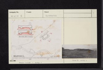 Barnweill, NS43SW 8, Ordnance Survey index card, page number 1, Recto