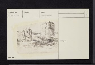 Paisley, Stanely Castle, NS46SE 26, Ordnance Survey index card, page number 1, Recto