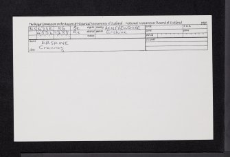 Erskine Bridge, NS47SE 56, Ordnance Survey index card, Recto