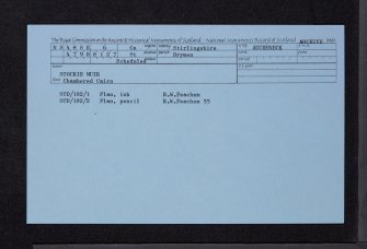 Stockie Muir, NS48SE 6, Ordnance Survey index card, Recto