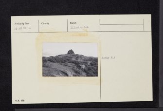 Hill Of Standing Stones, Merkin Muir, NS48SW 5, Ordnance Survey index card, Recto