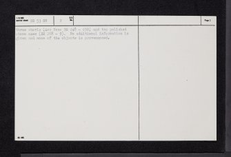 Bruntwood, NS53SW 2, Ordnance Survey index card, page number 2, Verso