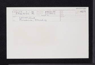 Lochfield, NS54SE 5, Ordnance Survey index card, Recto
