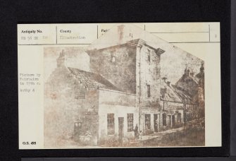 Glasgow, Govan Baronial Tower, NS56SE 30, Ordnance Survey index card, page number 2, Verso