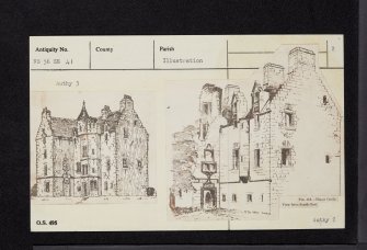Glasgow, Pollokshields, 100 St Andrew's Drive, Hagg's Castle, NS56SE 41, Ordnance Survey index card, page number 2, Verso