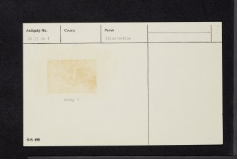 East Millichen, NS57SE 1, Ordnance Survey index card, Recto