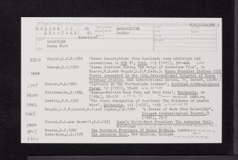 Balmuildy, NS57SE 12, Ordnance Survey index card, page number 2, Recto