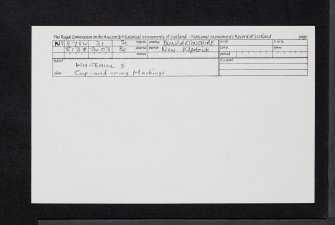 Whitehill 3, NS57SW 31, Ordnance Survey index card, Recto