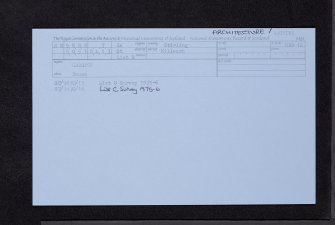 Carston, NS58SW 7, Ordnance Survey index card, Recto