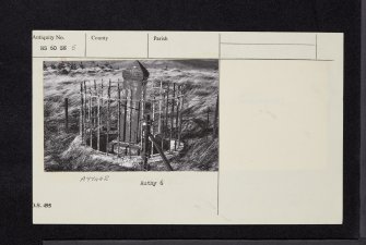 Allan's Cairn, NS60SE 5, Ordnance Survey index card, Verso