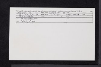 Crossbasket, NS65NE 13, Ordnance Survey index card, Recto