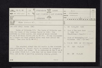 Laigh Mains, NS65NW 29, Ordnance Survey index card, page number 1, Recto