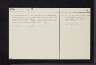 Laigh Mains, NS65NW 29, Ordnance Survey index card, page number 2, Verso