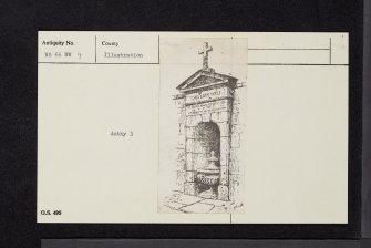 Glasgow, Ladywell Street, Lady Well, NS66NW 9, Ordnance Survey index card, Recto