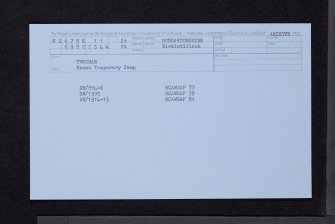 Twechar, NS67NE 11, Ordnance Survey index card, Recto