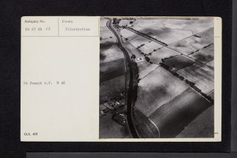 Auchendavy; Antonine Wall, NS67SE 12, Ordnance Survey index card, Recto
