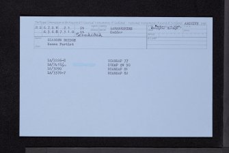 Glasgow Bridge, NS67SW 21, Ordnance Survey index card, Recto
