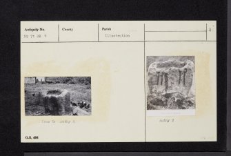 Orchard, NS71SE 8, Ordnance Survey index card, page number 3, Recto