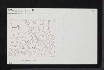 Bothwellhaugh Plantion, Orbiston House, NS75NW 24, Ordnance Survey index card, Recto