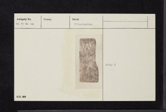 Arniebog, NS77NE 10, Ordnance Survey index card, Recto