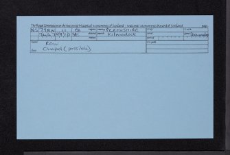 Row, NS79NW 11, Ordnance Survey index card, Recto