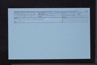 Stirling, Torbrex, NS79SE 17, Ordnance Survey index card, Recto
