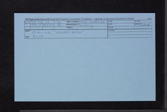 Stirling, 'Ladies' Rock', NS79SE 19, Ordnance Survey index card, Recto