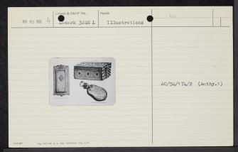 Crookboat, Carmichael, NS83NE 4, Ordnance Survey index card, Recto