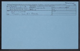 Jerviswood, NS84NE 7, Ordnance Survey index card, Recto