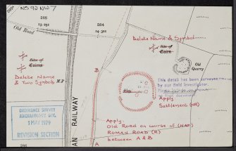 Cold Chapel, NS92NW 7, Ordnance Survey index card, Recto