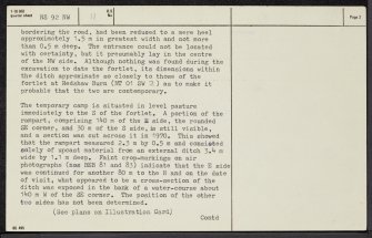 Wandel, NS92NW 11, Ordnance Survey index card, page number 2, Recto