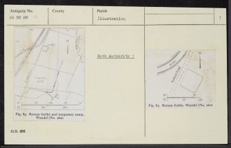 Wandel, NS92NW 11, Ordnance Survey index card, page number 1, Recto