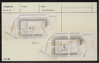 Crawford, NS92SE 2, Ordnance Survey index card, page number 1, Recto