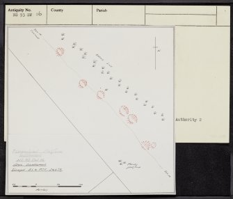 Dungavel Hill, NS93SW 16, Ordnance Survey index card, Recto